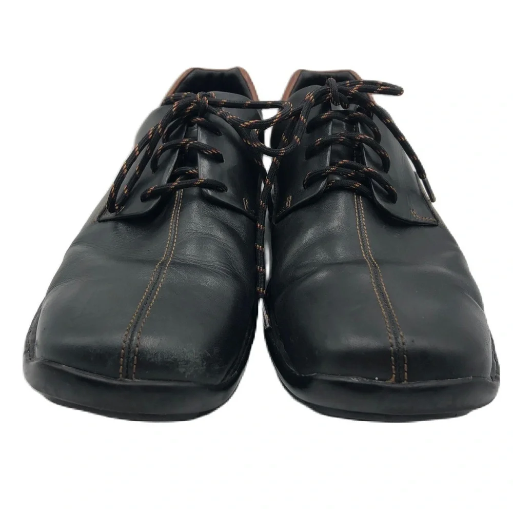 Cole Haan Men's Black Square Toe Lace Up Business Casual Comfort Size 9.5M